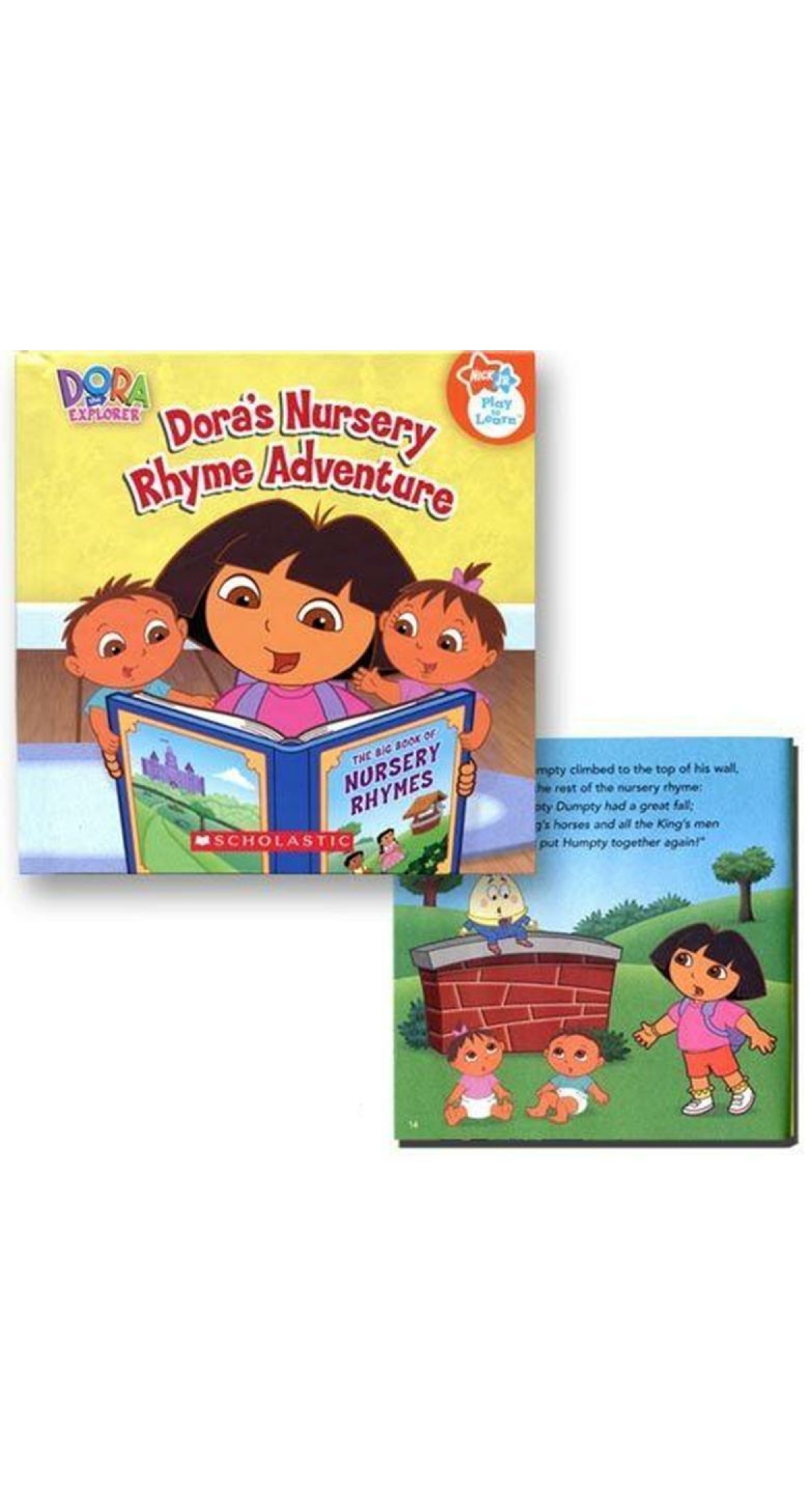 Dora the Explorer Nursery Rhyme Adventure Book - 27 Pages