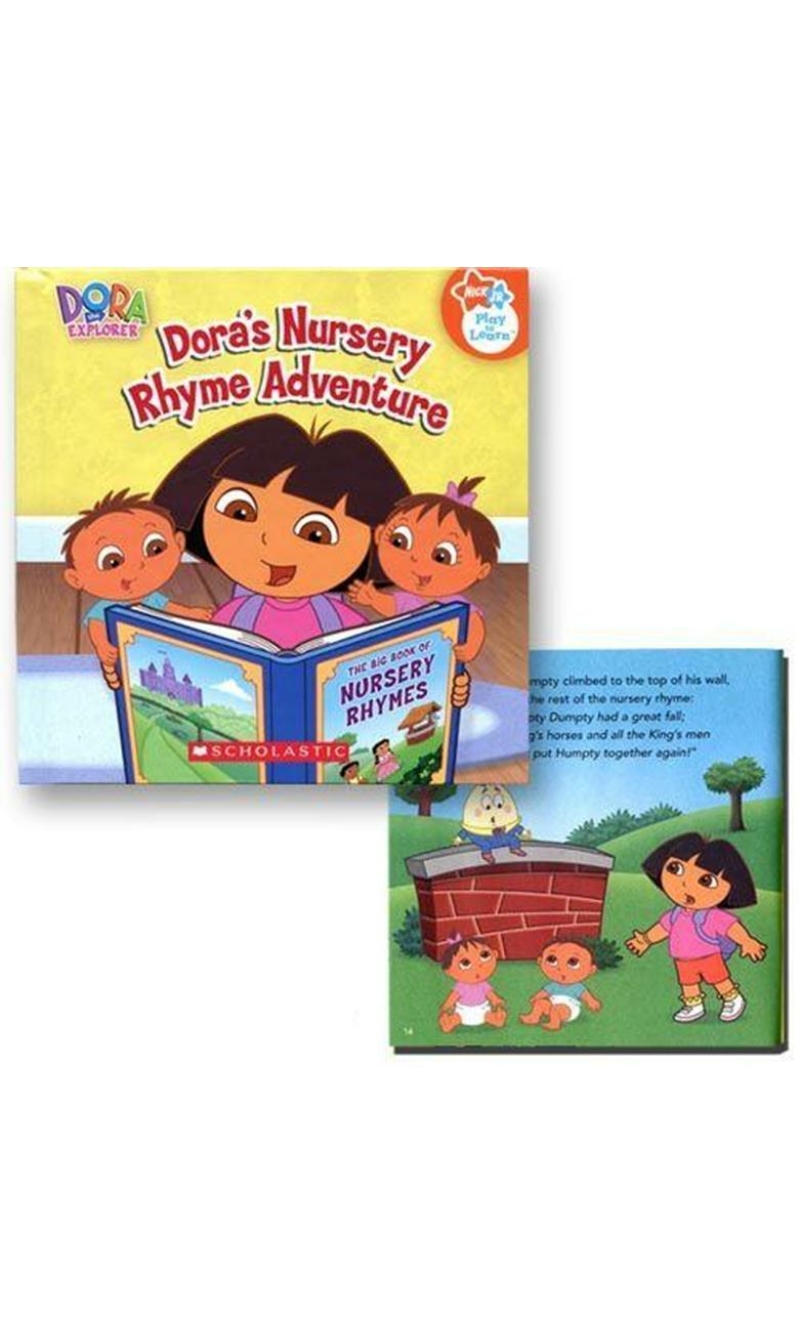 Dora the Explorer Nursery Rhyme Adventure Book - 27 Pages