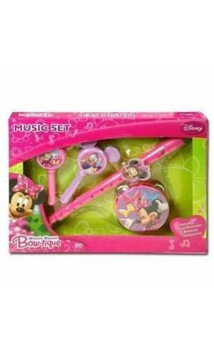 Minnie Mouse Bow-Tique Music Boxed Set with Flute, Maracas & Tamborine