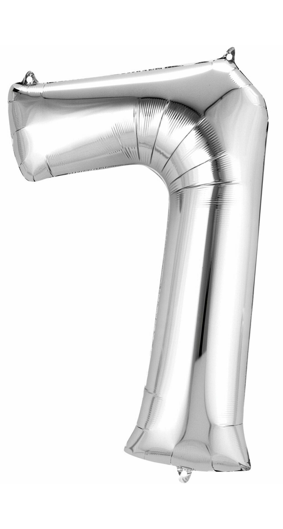 Silver Number " 7 " Foil Balloon 34''