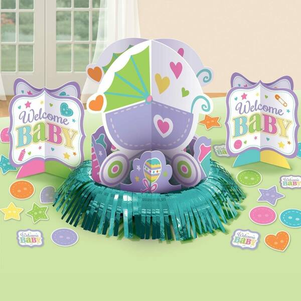 Woodland Baby Table Decorating Kit - 3pk