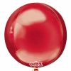 Red Orbz Foil Balloons 15" x 16" (38cm x 40cm)