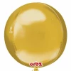 Gold Orbz Foil Balloons 15" x 16" (38cm x 40cm)