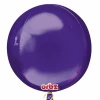 Purple Orbz Foil Balloons 15" x 16" (38cm x 40cm)