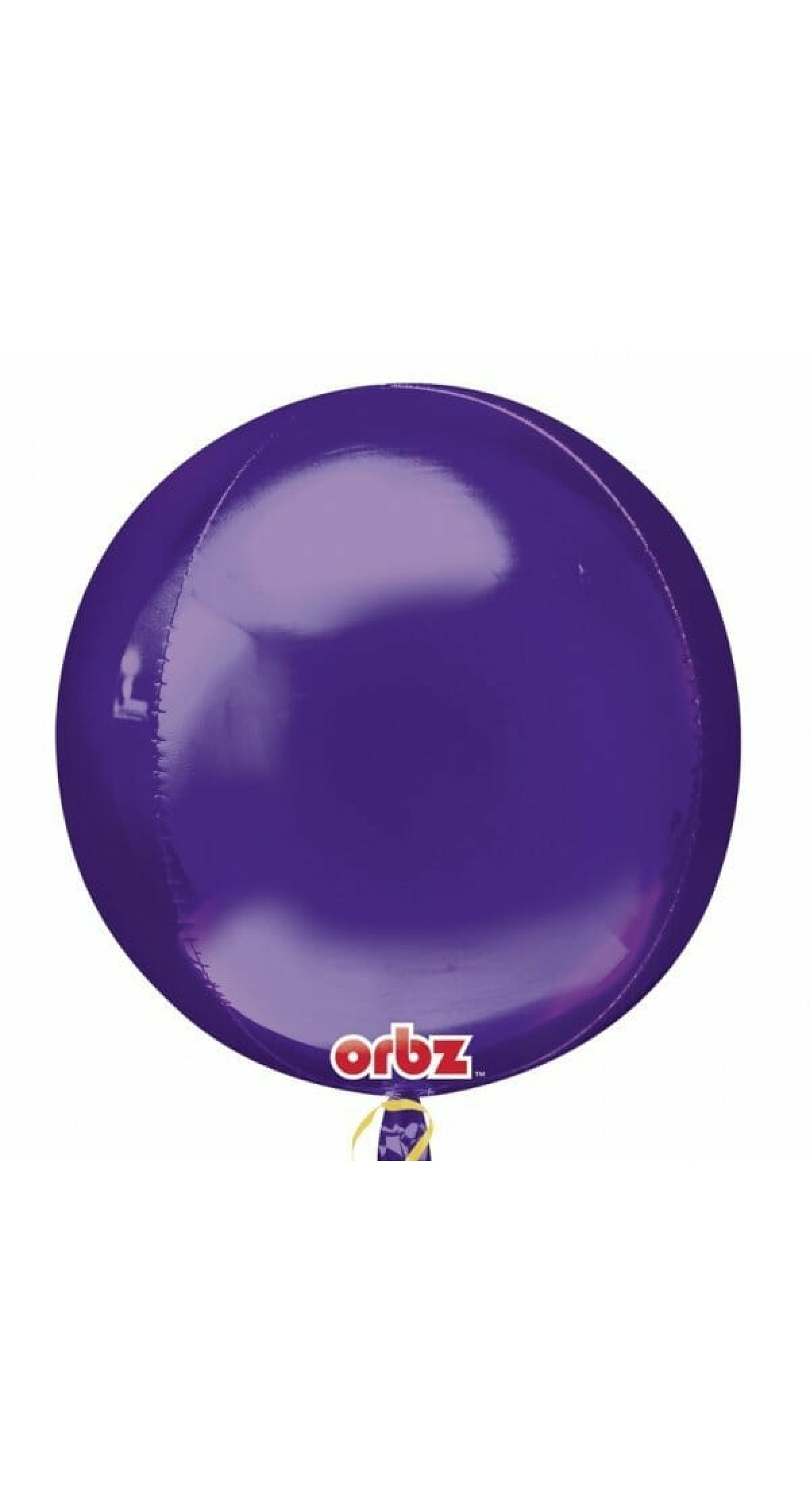 Purple Orbz Foil Balloons 15" x 16" (38cm x 40cm)