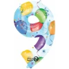 Balloons Number " 9 " Foil Balloon 34''