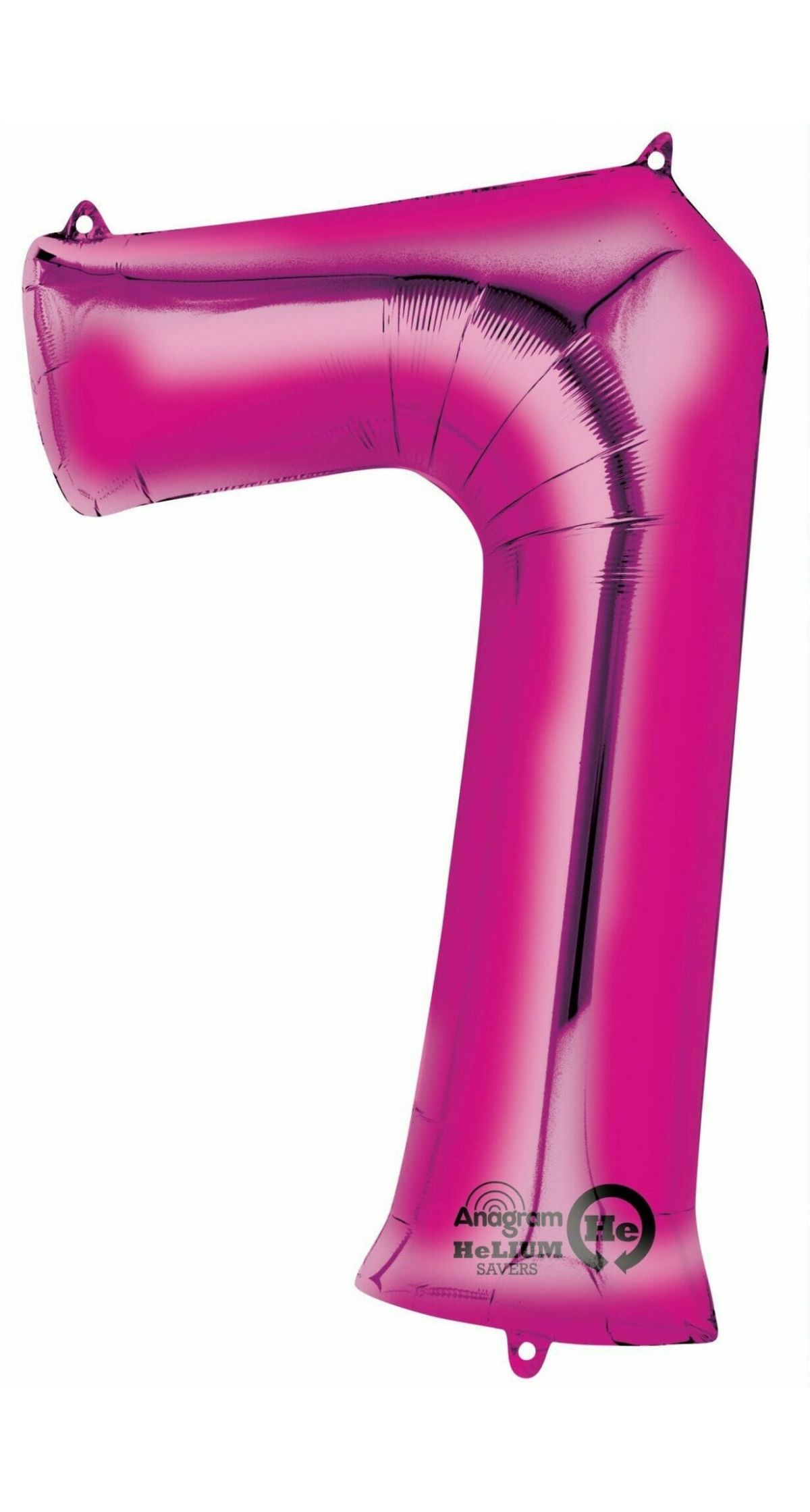 Pink Number " 7 " Foil Balloon 34''