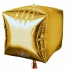 Gold Cubez Foil Balloons 15" (38cm)