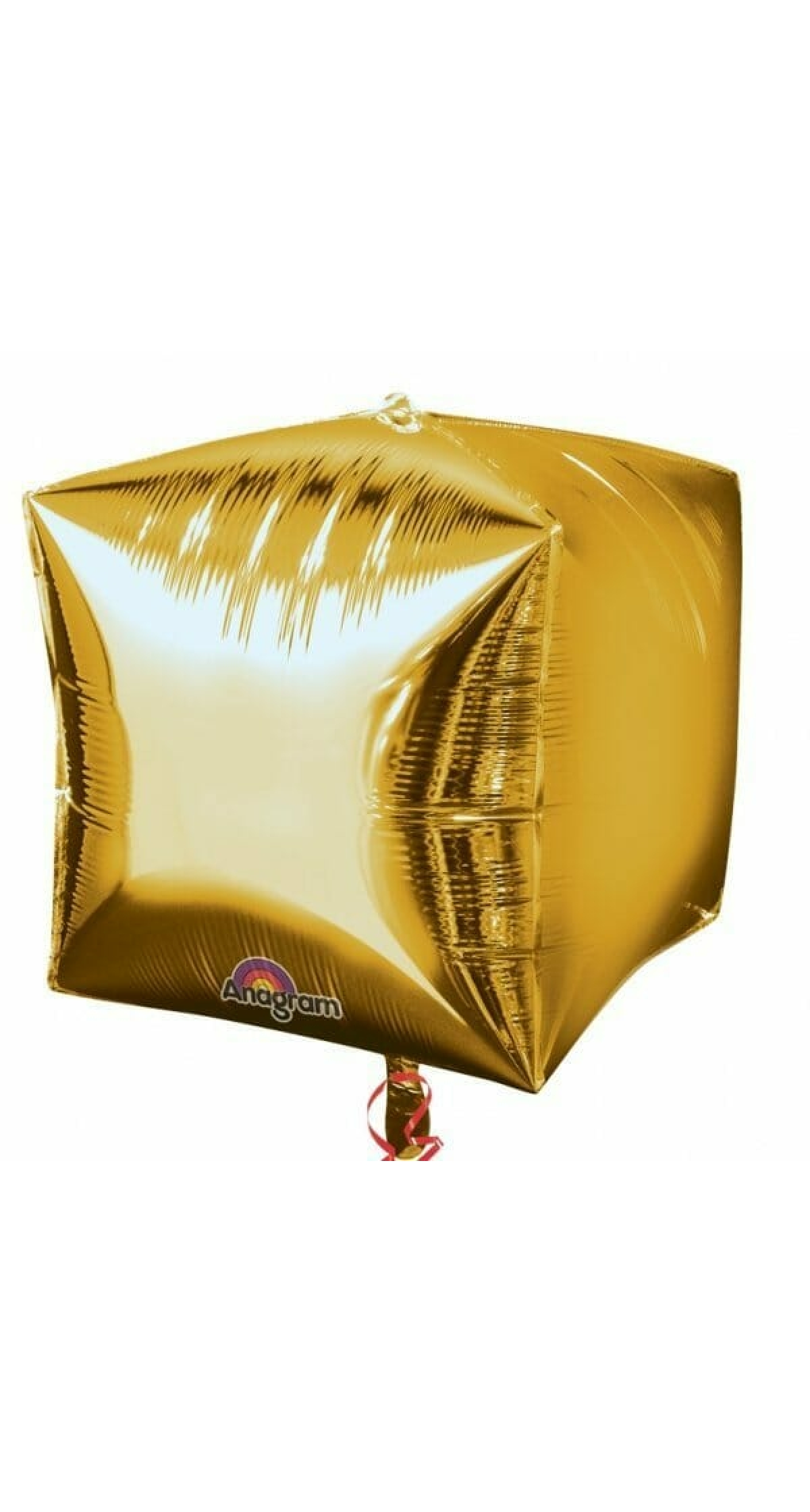 Gold Cubez Foil Balloons 15" (38cm)
