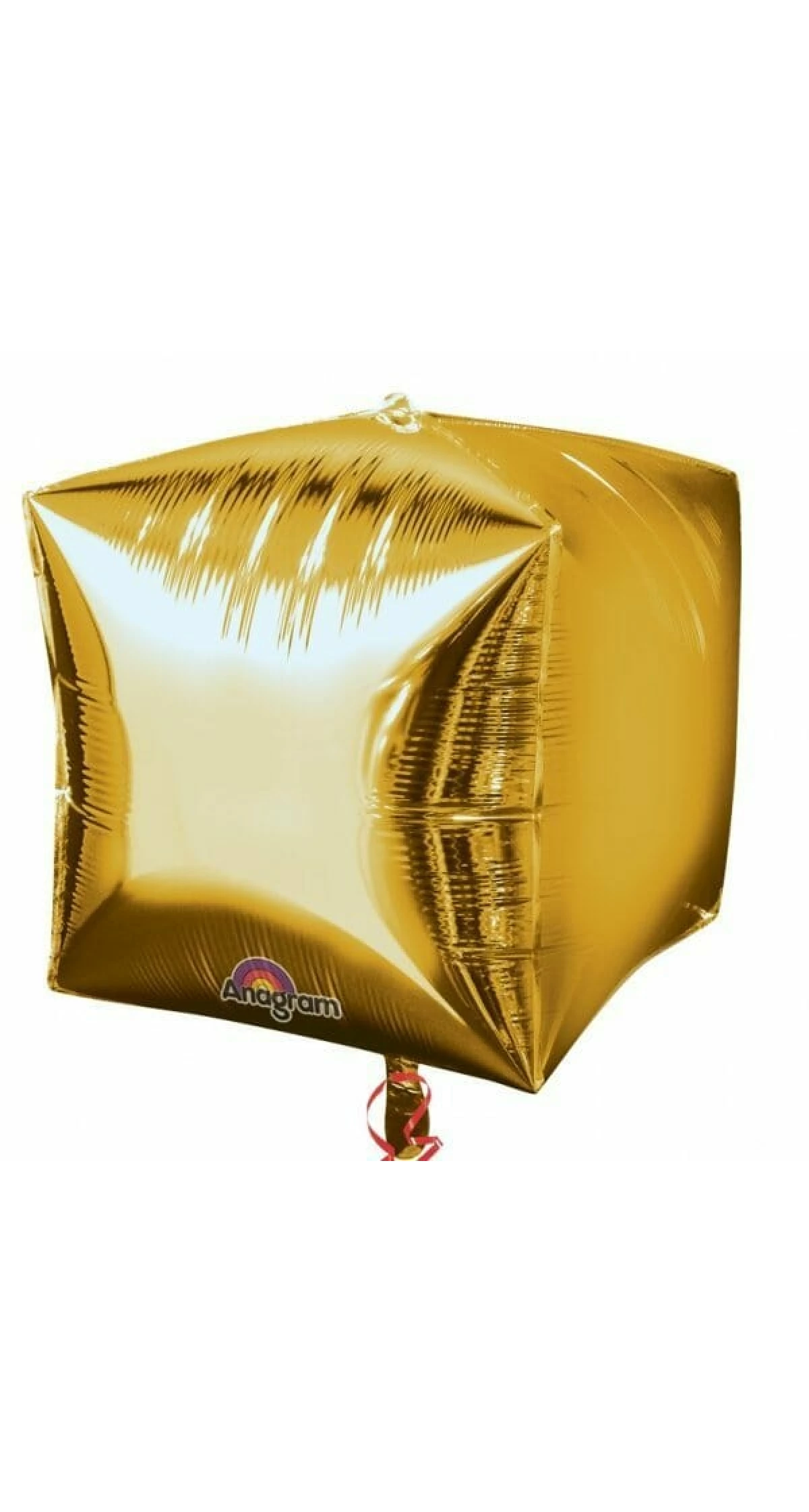 Gold Cubez Foil Balloons 15" (38cm)