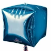 Blue Cubez Foil Balloons 15" (38cm)