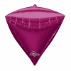 Bright Pink Diamondz Foil Balloon 15" x 17" (38cm x 43cm)