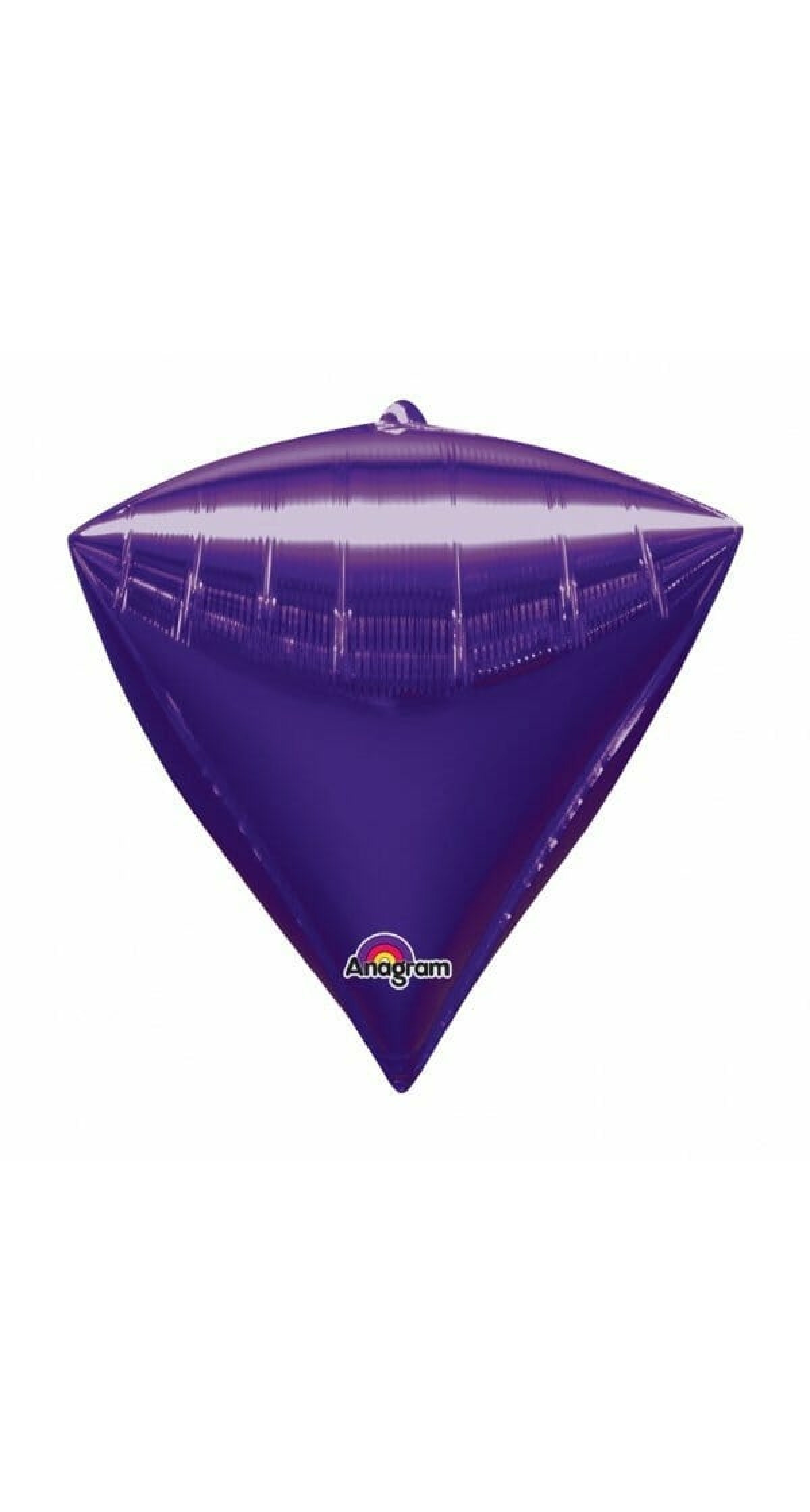Purple Diamondz Foil Balloon 15" x 17" (38cm x 43cm)