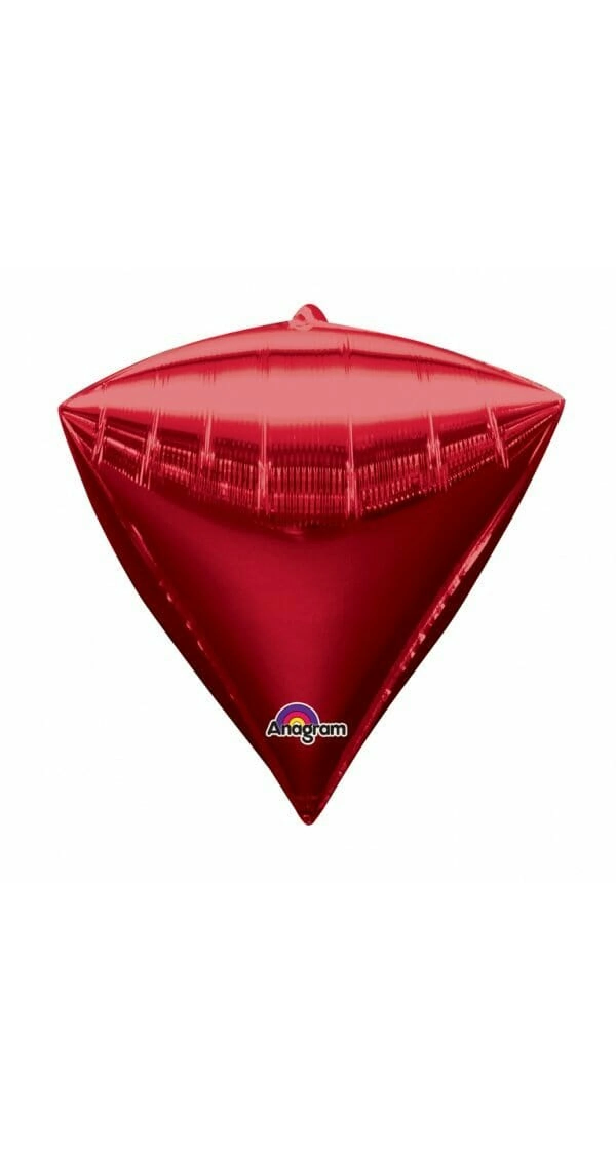Red Diamondz Foil Balloon 15" x 17" (38cm x 43cm)