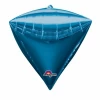 Blue Diamondz Foil Balloon 15" x 17" (38cm x 43cm)
