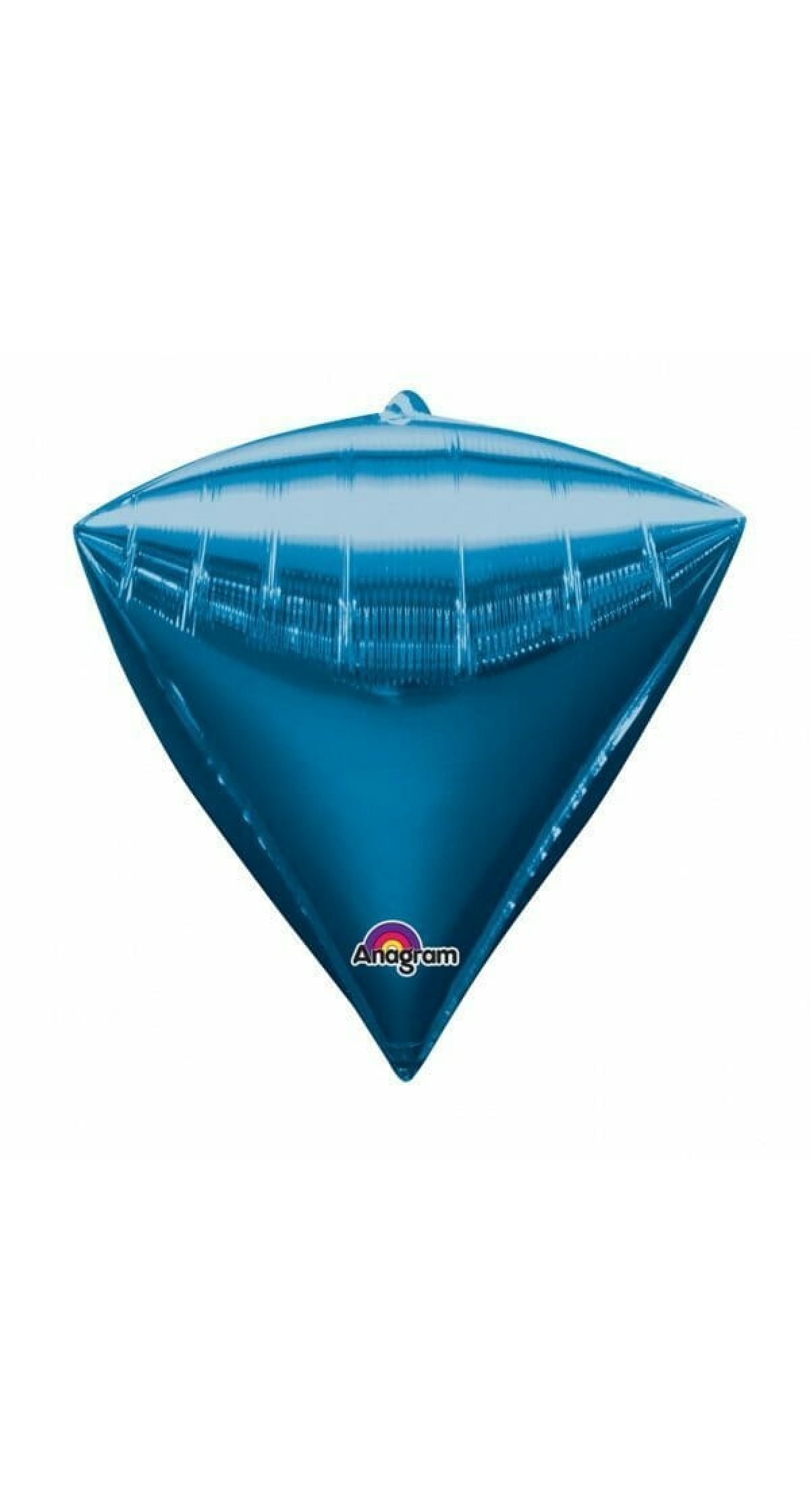 Blue Diamondz Foil Balloon 15" x 17" (38cm x 43cm)
