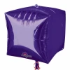 Purple Cubez Foil Balloons 15" (38cm)