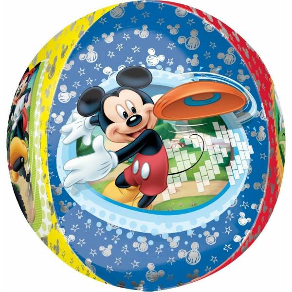 Mickey Mouse Orbz Round Foil Balloon 17" x 18" (43cm x 45cm)