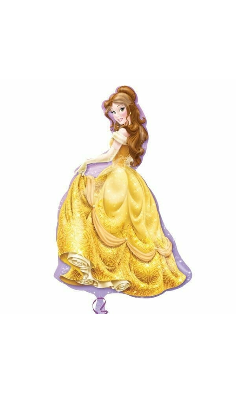 Princess Belle Super Shape Foil Balloon 24" x 39" (60cm x 99cm)