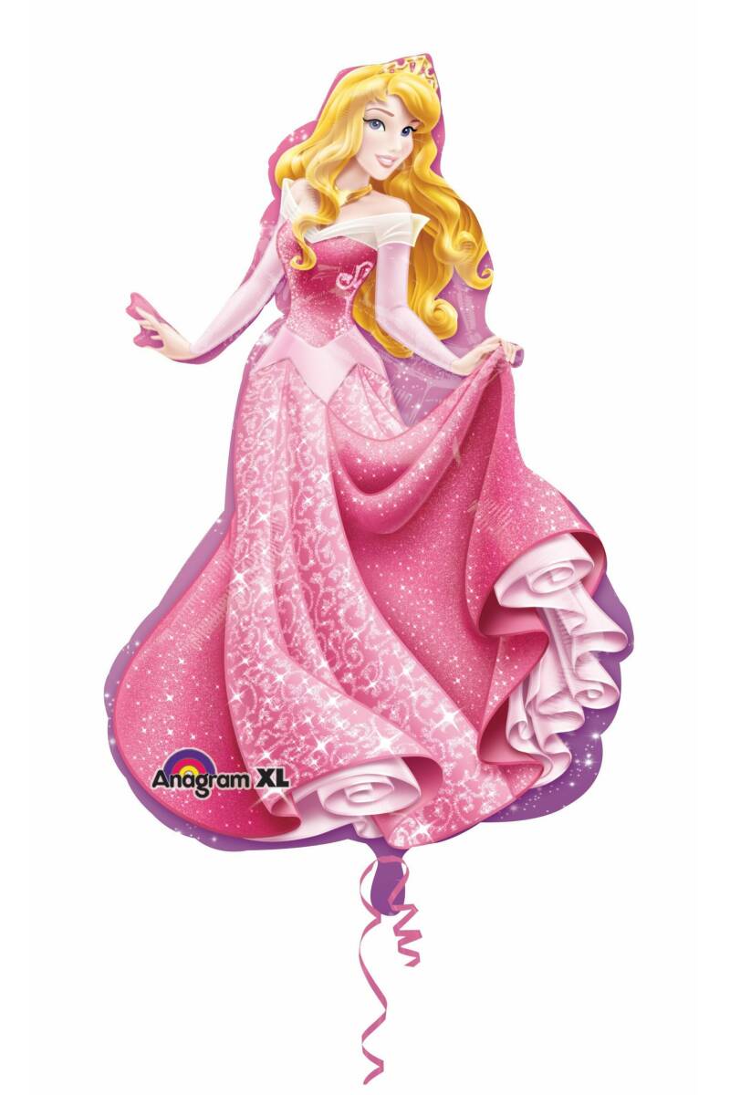 Princess Sleeping Beauty Super Shape Foil Balloon 23" x 34" (58cm x 86cm)