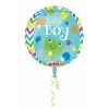 Sweet Baby Boy Orbz Round Foil Balloon 15" x 16 " (38cm x 40cm)