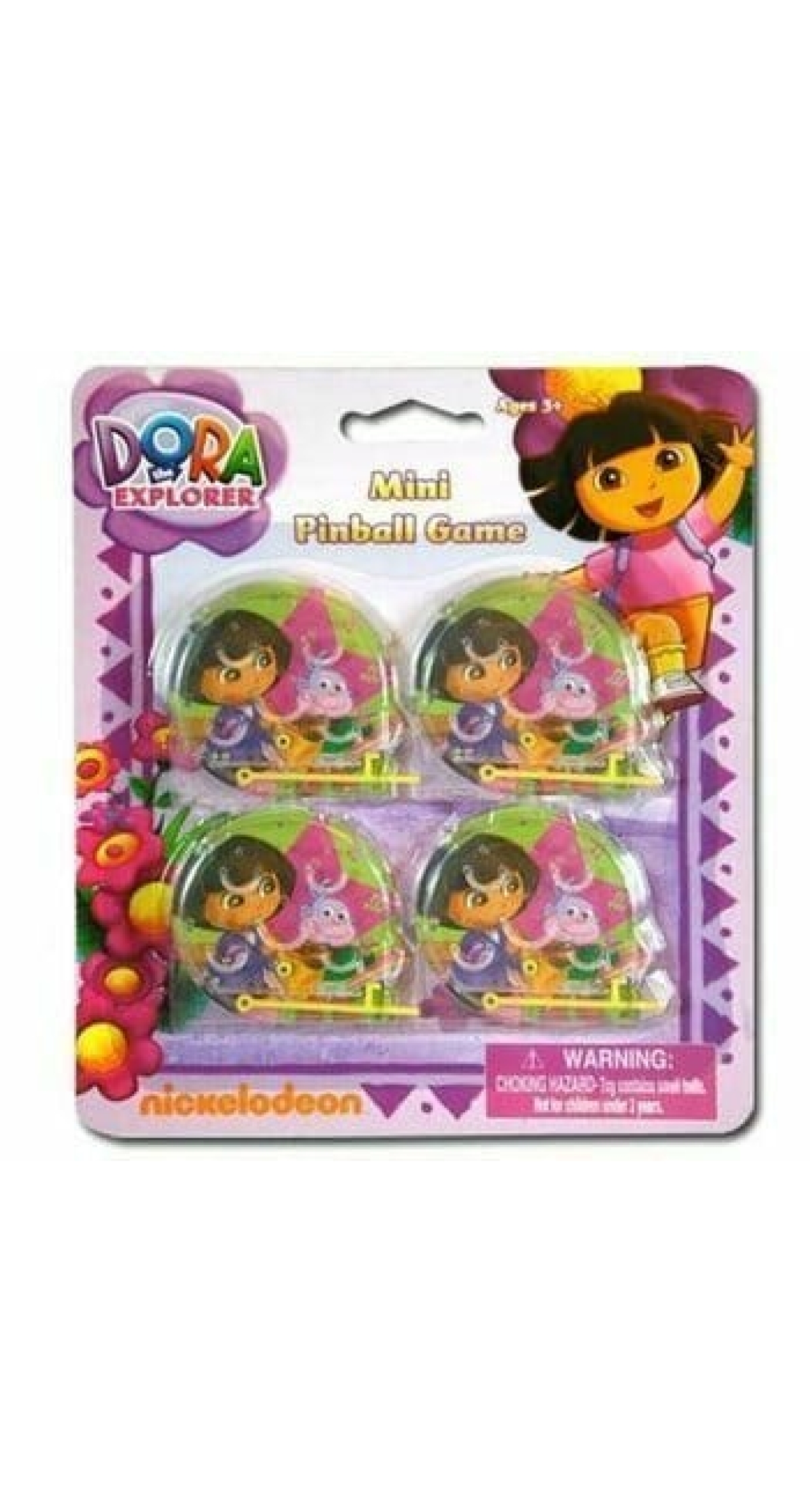 Dora the Explorer Mini Pinball Game - 4 pk