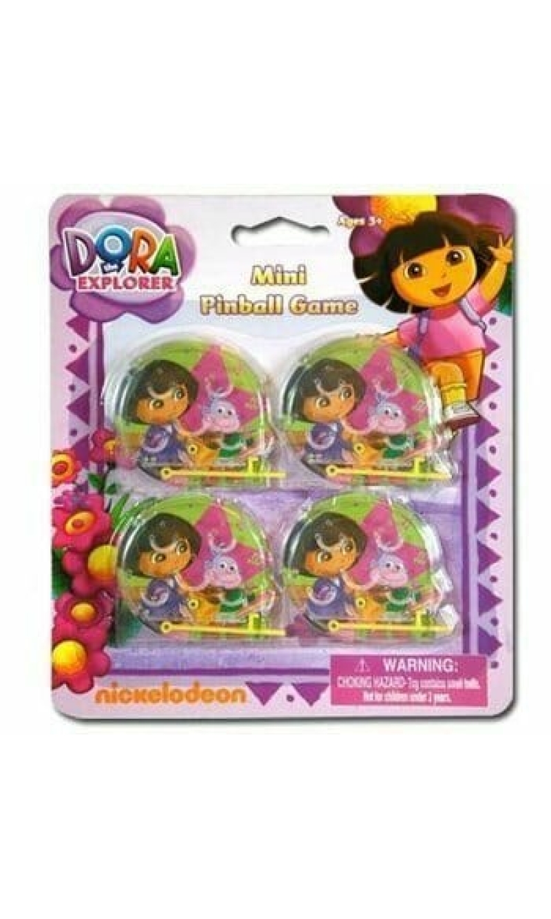 Dora the Explorer Mini Pinball Game - 4 pk