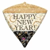 Happy New Year Diamondz Foil Balloon 15" x 17" (38cm x 43cm)