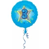 Blue Stars No. 3 Holographic (18'' Foil Balloon)
