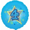 Blue Stars No. 4 Holographic (18'' Foil Balloon)
