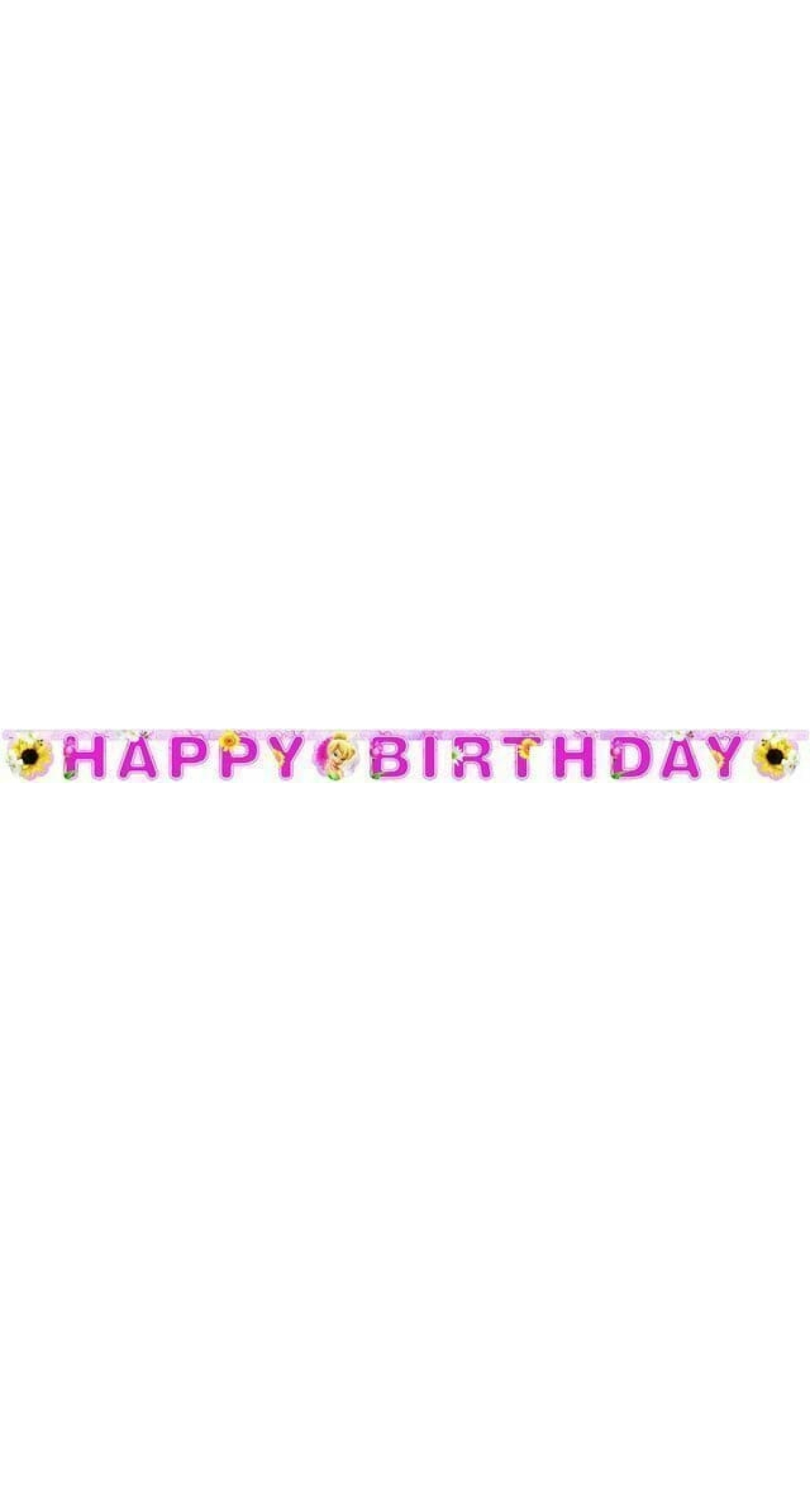 Tinkerbell Paper Letter Banner - 1.85m
