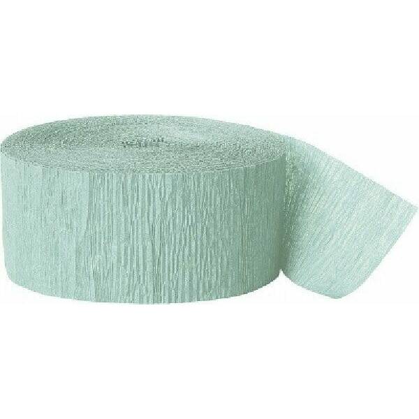 Crepe Streamer Mint (81ft) - 4.45cm x 24.6cm