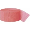 Crepe Streamer Coral (81ft) - 4.45cm x 24.6cm