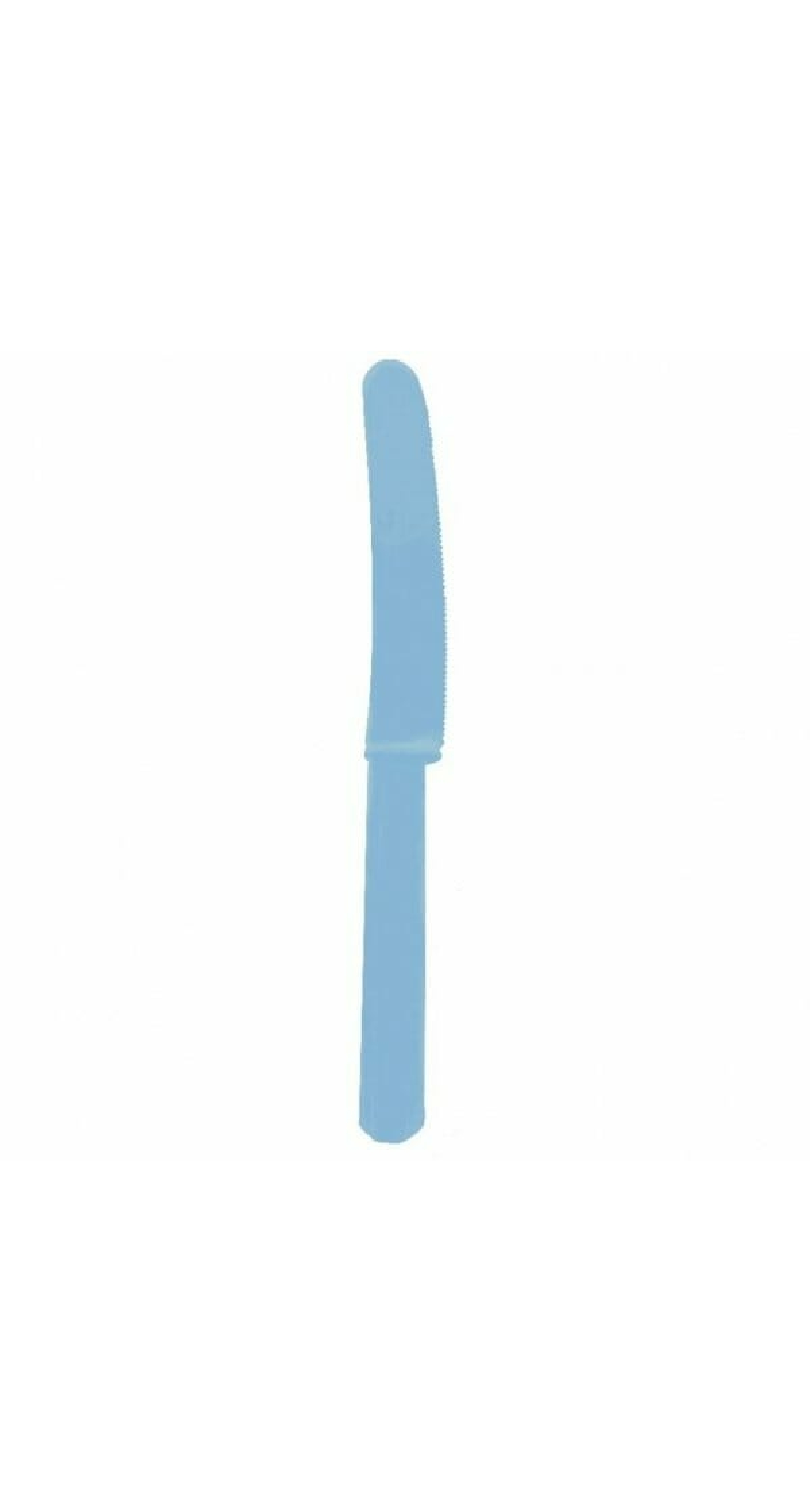 Power Blue Reusable Plastic Knives - 10pk