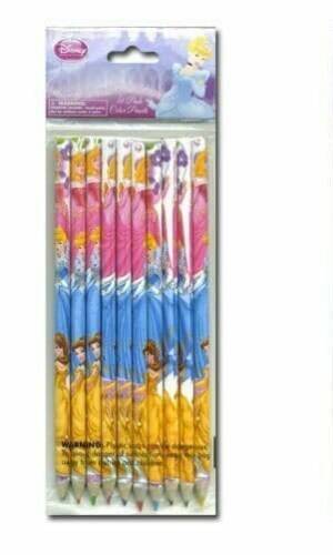 Princess Colour Pencils - 10pk