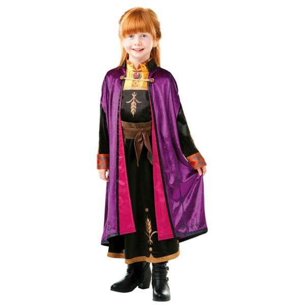Official Deluxe Frozen 2 Anna Costume - Age 7 to 8 Years