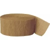 Crepe Streamer Gold (81ft) - 4.45cm x 24.6m