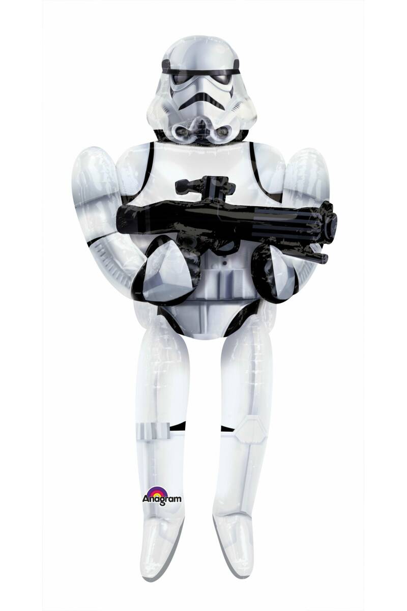 Star Wars Storm Trooper AirWalker Foil Balloon 33'' x 70'' (83cm x 177cm)