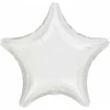 White Star Foil Balloon 19"