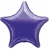 Purple Star Foil Balloon 19"