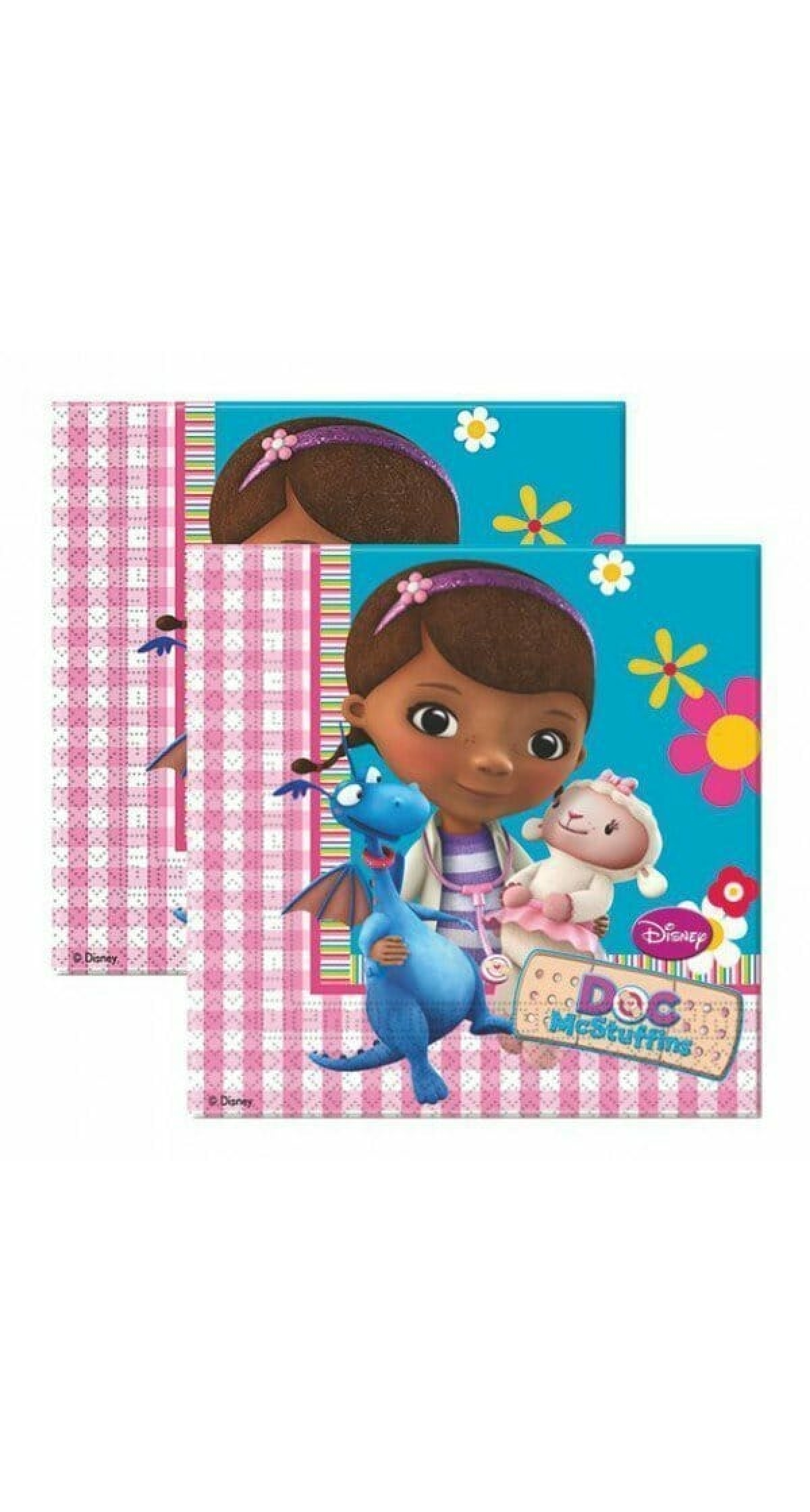Doc McStuffins Napkins 33cm x 33cm - 20pk