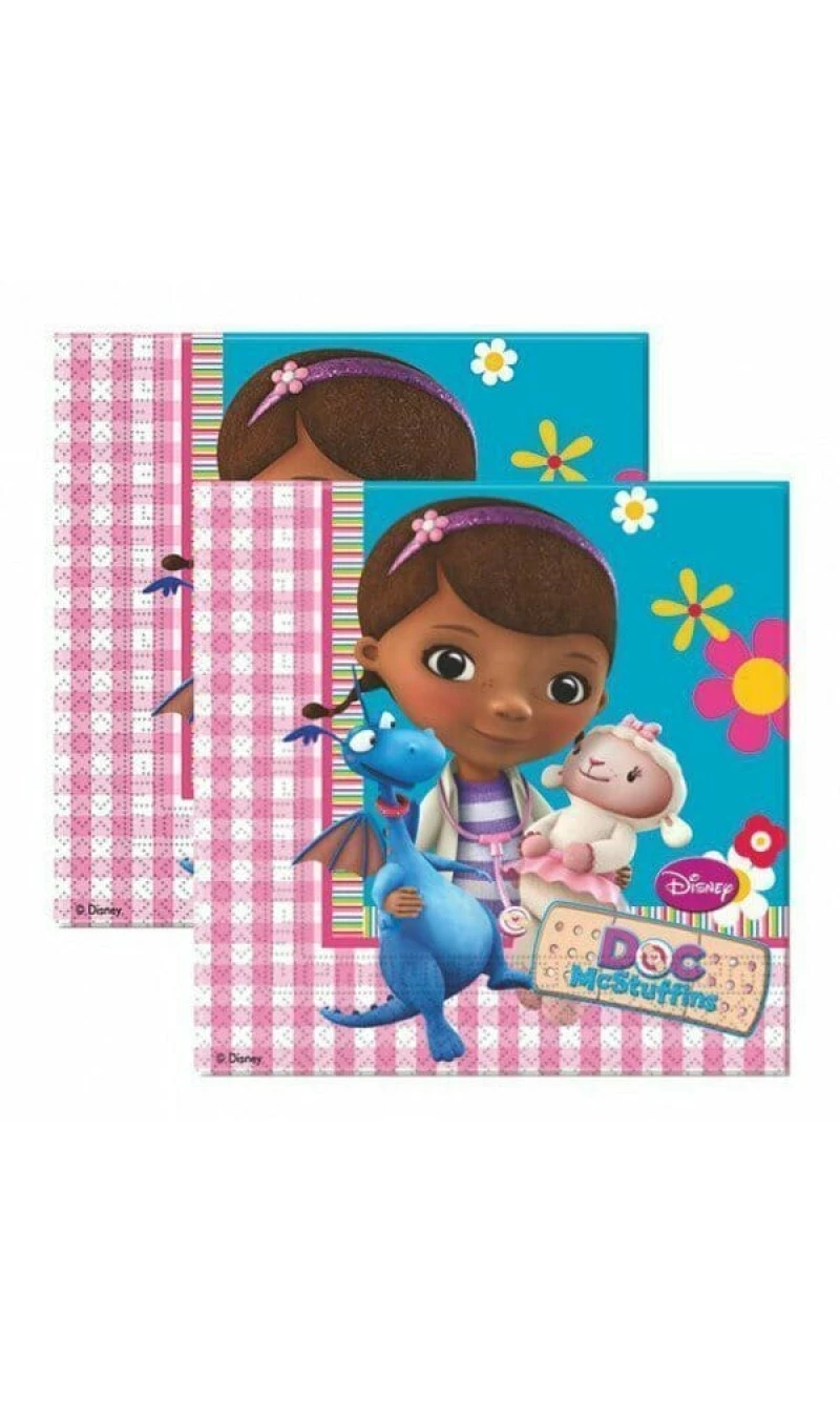 Doc McStuffins Napkins 33cm x 33cm - 20pk