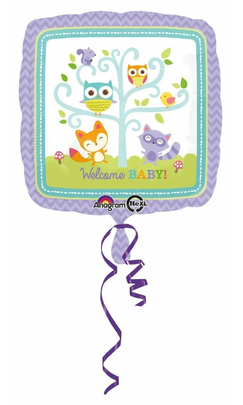 Woodland Baby Balloon 17" Foil