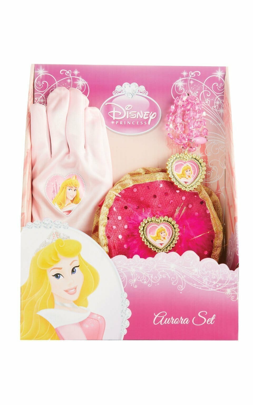 Pink Sleeping Beauty Bag & Glove Set Pink Sleeping Beauty Bag & Glove Set
