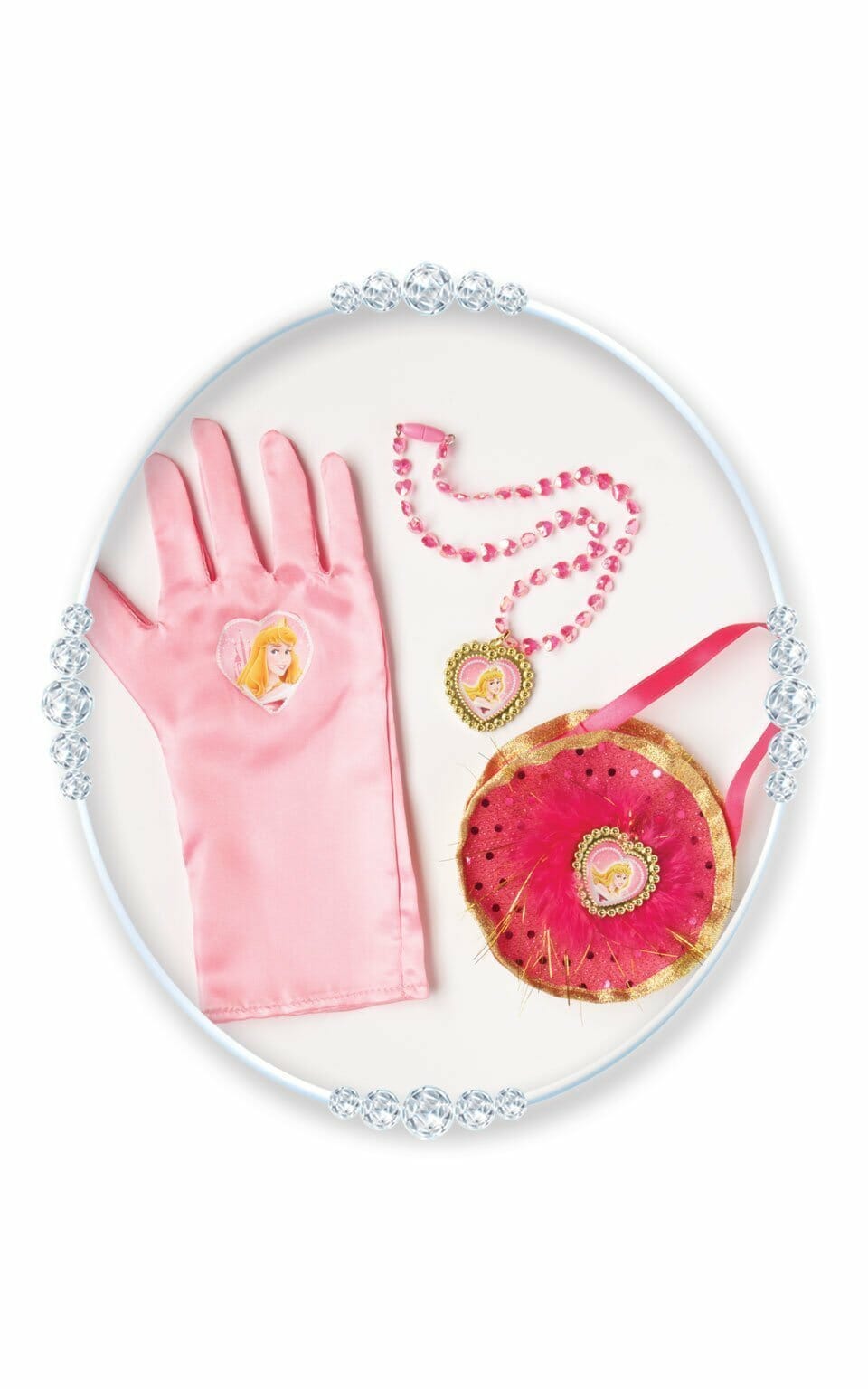 Pink Sleeping Beauty Bag & Glove Set Pink Sleeping Beauty Bag & Glove Set