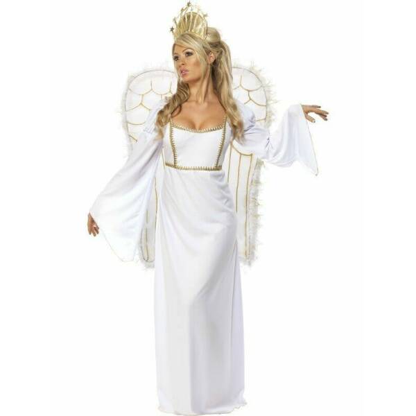 White Angel with Crown - Adult Size Medium