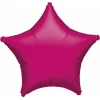 Metallic Fuchsia Star Foil Balloon 18''