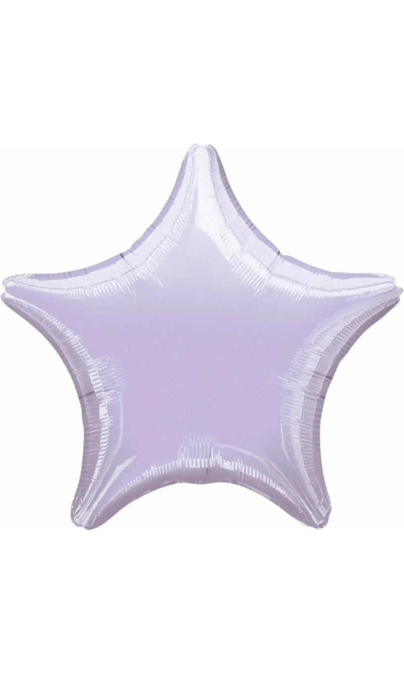 Metallic Pastel Lilac Star Foil Balloon 18''