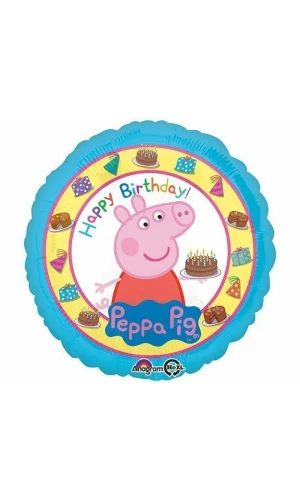Peppa Pig Happy Birthday Foil Balloon 17''