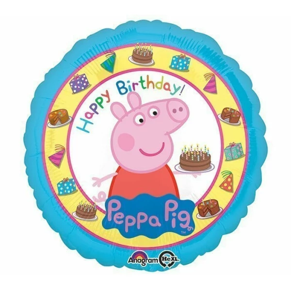 Peppa Pig Happy Birthday Foil Balloon 17''
